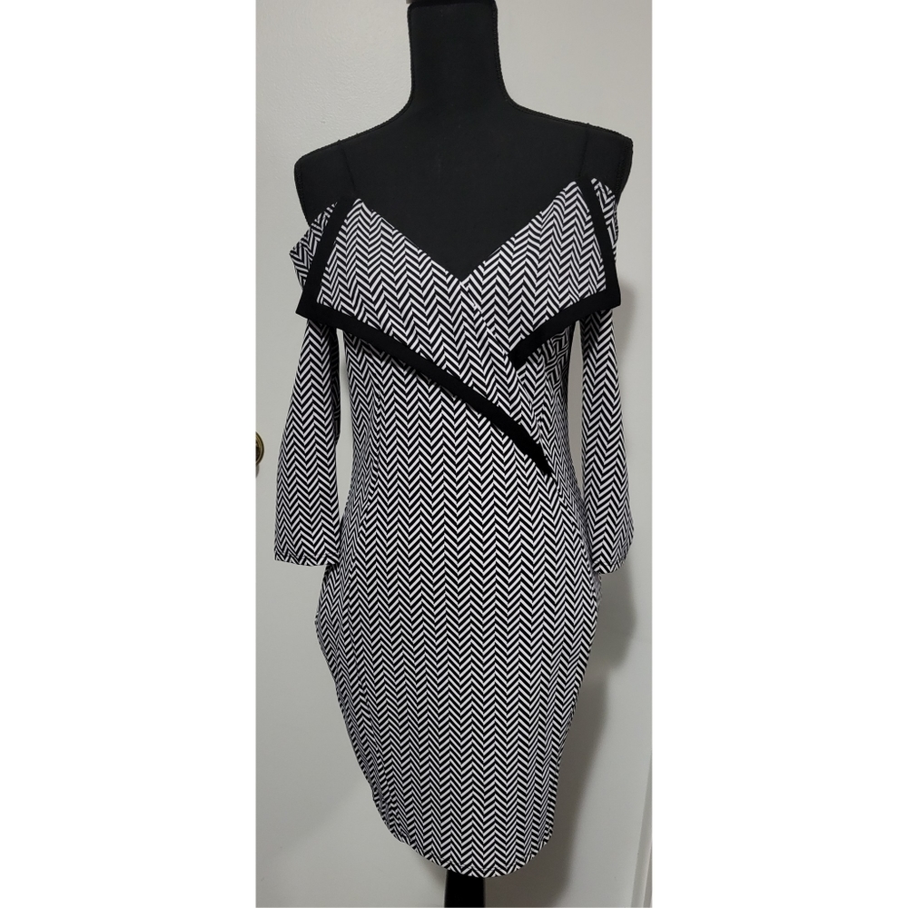 Olive Tree Chic Cold Shoulder Dress